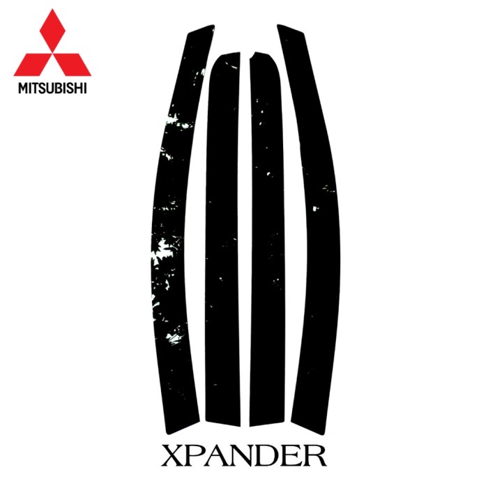 TALANG AIR MOBIL MITSUBISHI XPANDER MODEL FLAT AKRILIK HITAM