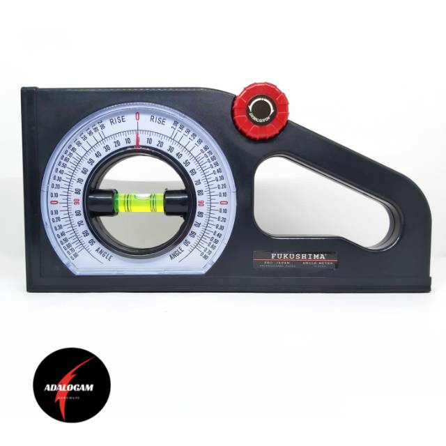 Alat Ukur Kemiringan - Rotary Angle Meter Slant 100 With Waterpas Fukushima