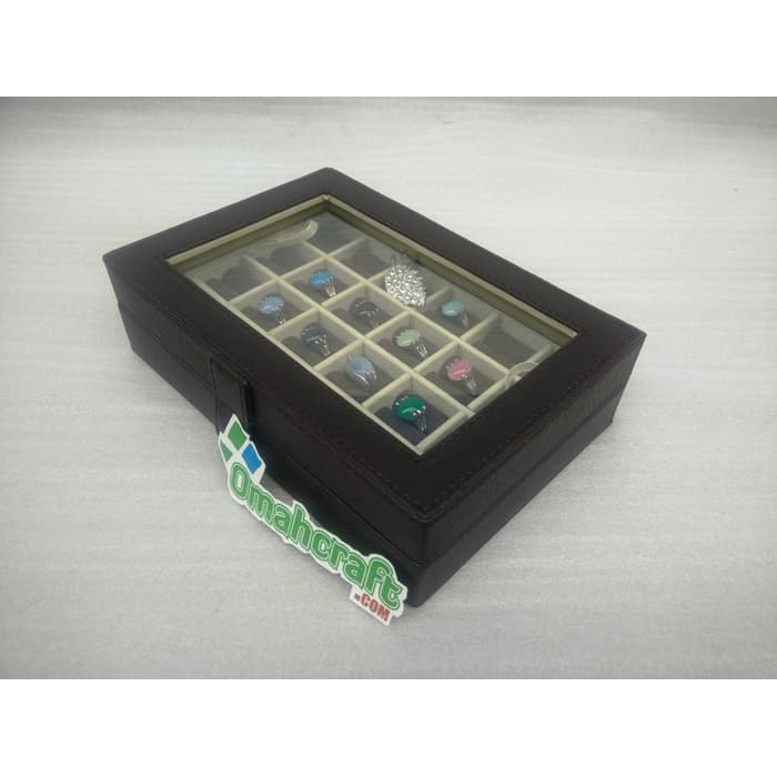 Tempat Cincin Akik isi 24 l Kotak Cincin Akik l Box Cincin Akik