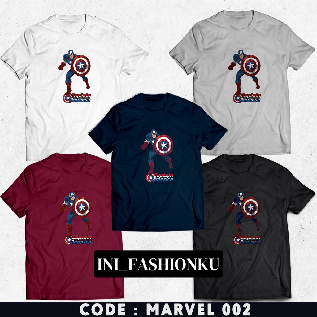 KAOS KEKINIAN MARVEL SABLON DTF ALL SIZE BAHAN KAOS COTTON COMBED 30S/ CUSTOM COWOK CEWEK KAOS SABLON GAMBAR,LOGO, dan KATA KATA / TULISAN BISA COD