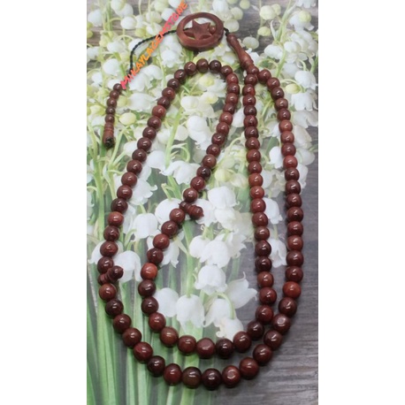 TASBIH KAYU KOKKA / KAOKA/ KOKKAH 99 BUTIR 6 MM 100%NATURAL