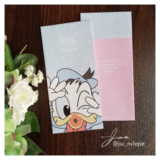 

Amplop angpao edisi disney donald dan deasy duck.