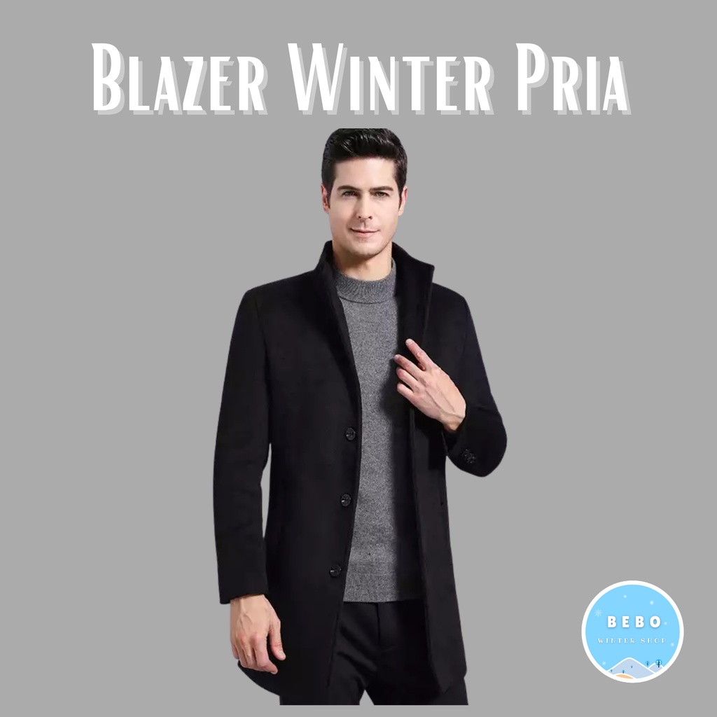 Jas Pria tebal untuk Winter Blazer Pria Coat Winter Pria