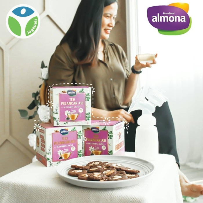 

T20R Almona - Almond Cookies - Cookies Sehat - Cemilan Ibu Menyusui Ht501Gr