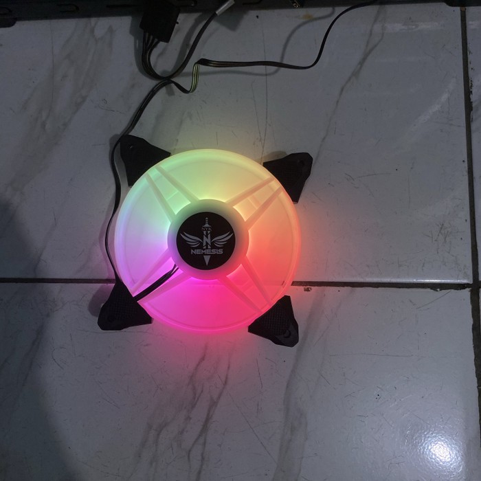 NYK Lightshow Nemesis Fan Case 12CM LED RING Auto RGB Illumination-NYK