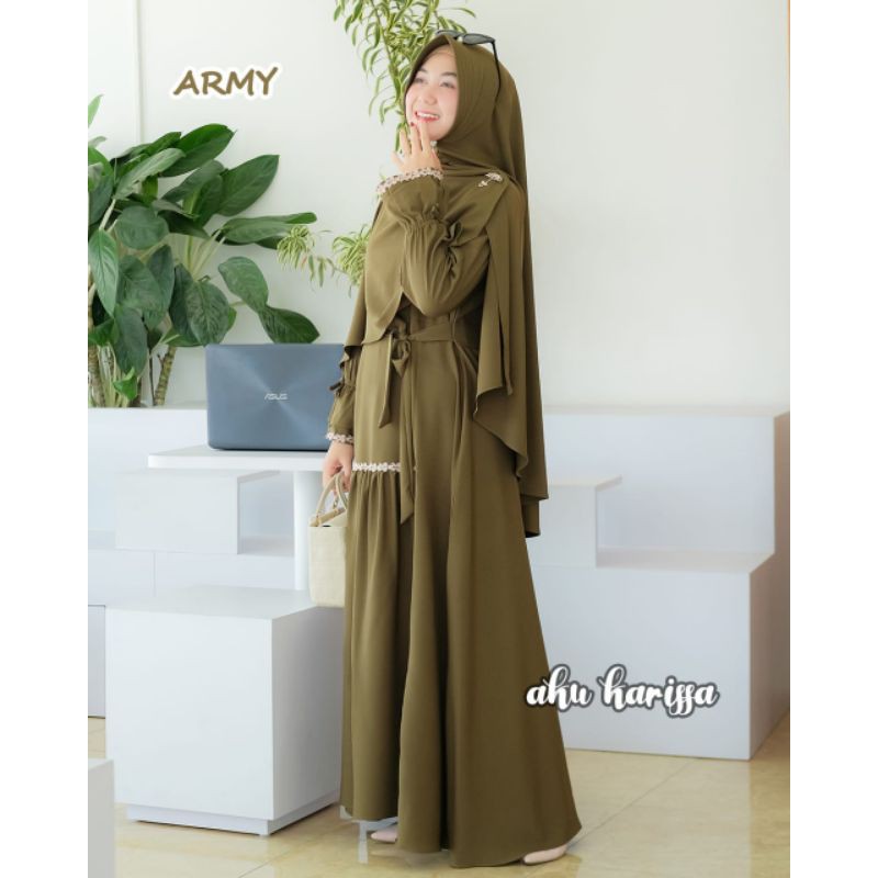 ZAINA SET GAMIS SET KHIMAR ORIGINAL AKU KARISSA