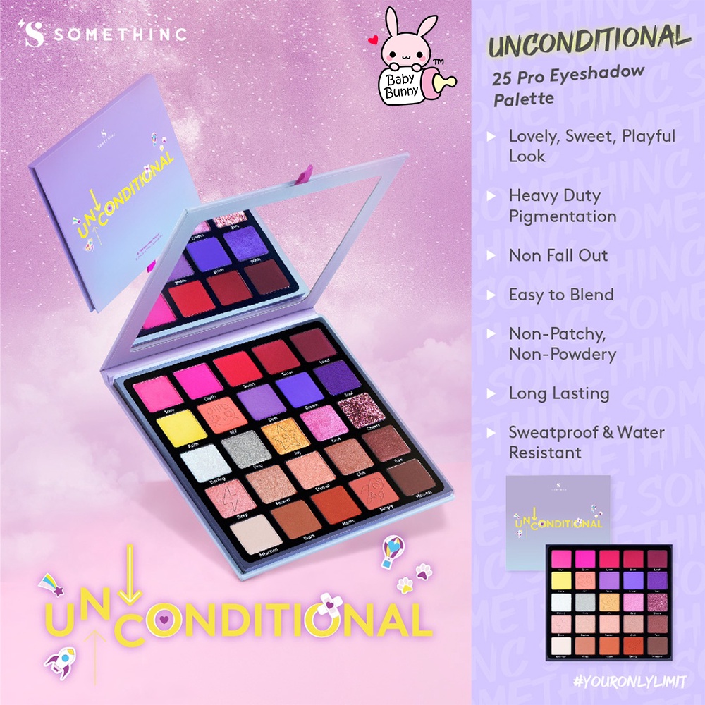 ❤ BELIA ❤ SOMETHINC 25 PRO Eyeshadow Palette Unstoppable | Unconditional | Unbreakable | BPOM