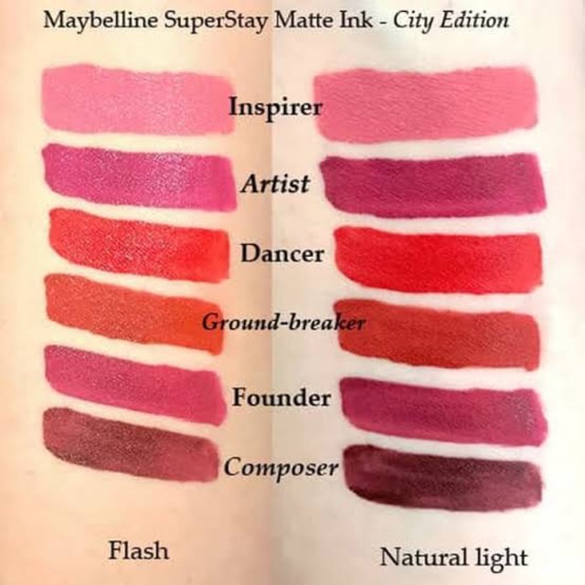 OliveShop ❤ Màybelline Superstay Matte Ink Lipstik Lipstick