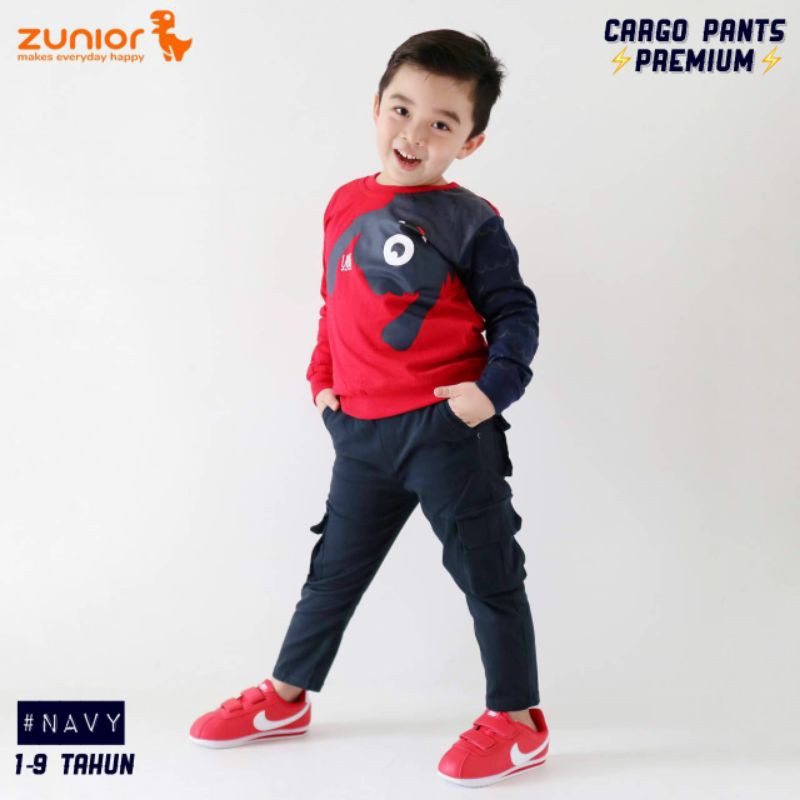 Cargo Anak Premium Zunior Navy