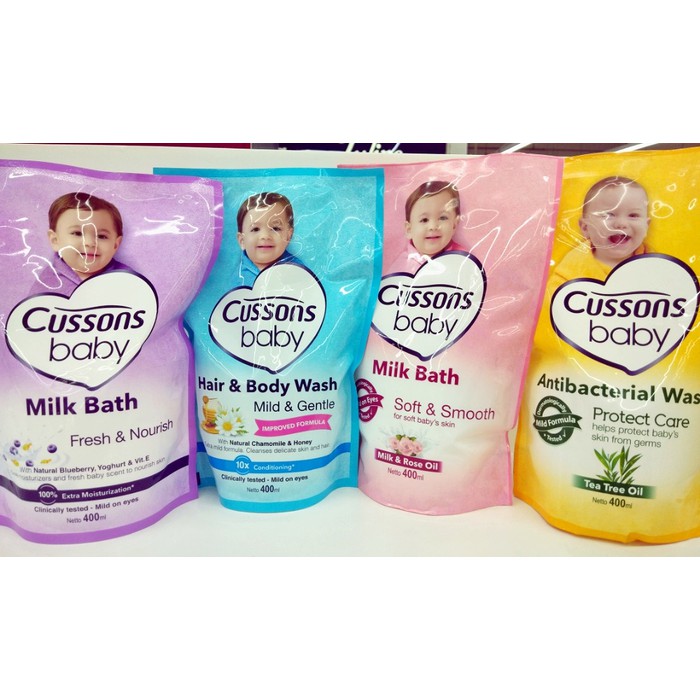 Cussons Baby Milk Bath 400 ml refill