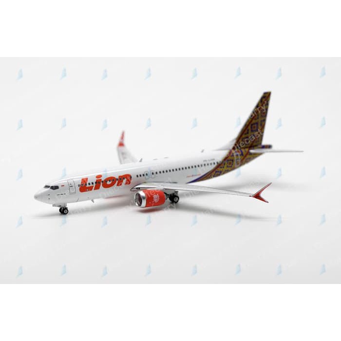 Miniatur Pesawat Garuda - Diecast Pesawat Jet - Diecast Pesawat Phoenix 1/400 B737-Max8 Lion Air
