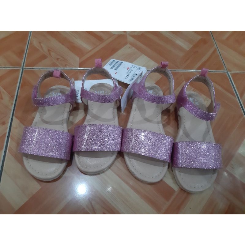 Sepatu Sandal anak Stay magical H&amp;M pink glitter