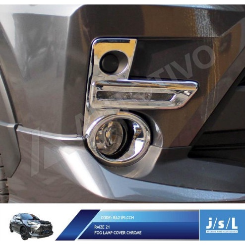 COVER FOGLAMP RAIZE 2021 CHROME