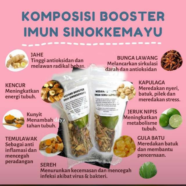 

Wedang uwuh rempah lengkap imun booster