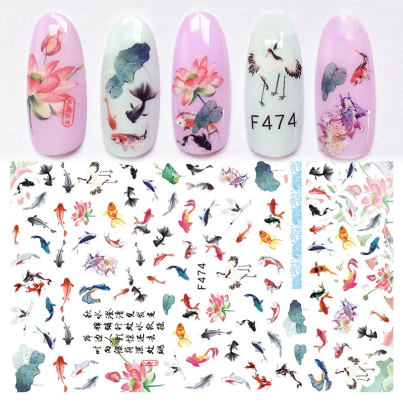 SIY  Goldfish Painting Stickers Nail Art Decorations Epoxy Resin Mold Filler DIY Crafts Jewelry Making Fillings