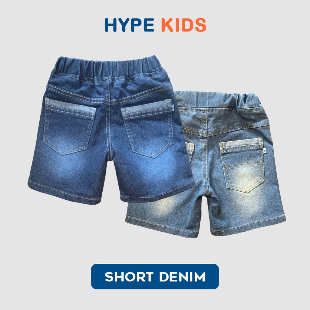 Hypekids Short Denim - Celana Pendek Jeans Anak Usia 1 - 6 Tahun Laki-Laki