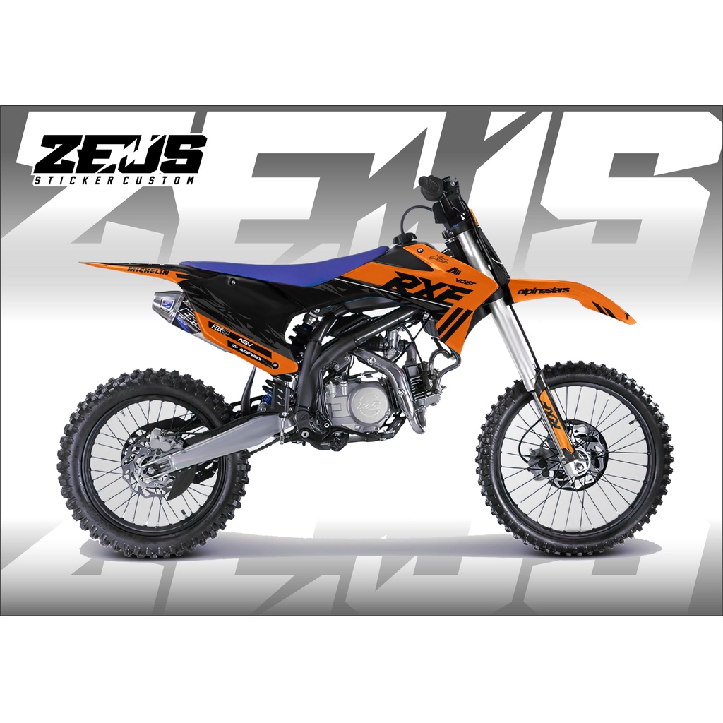 Decal Sticker - Stiker Dekal Rxf 150cc Zeus SC 01