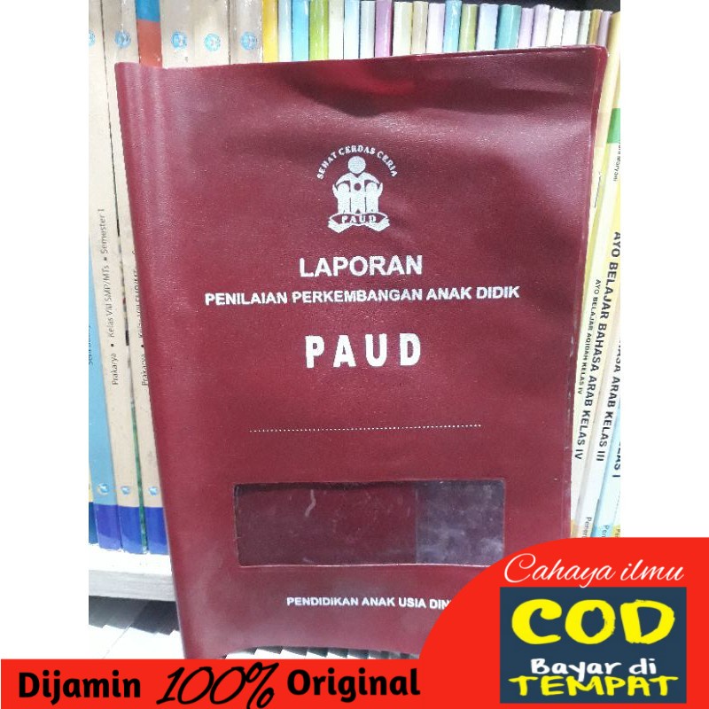 

sampul raport PAUD b5. 18,5 x 26 cm