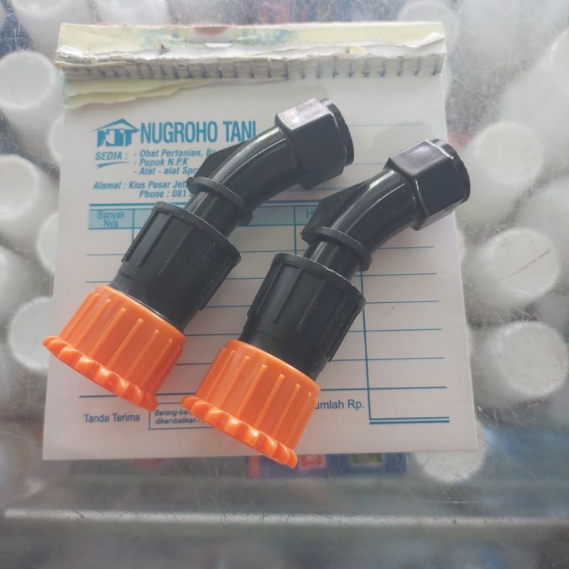 NOZZLE SPRAYER PLASTIK LUBANG 4 BENGKOK  / NOSEL SPRAYER  / SEPUYER ATOM