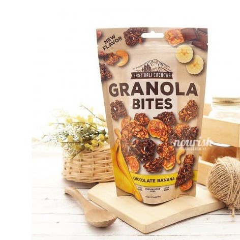 

East Bali Cashew- Granola Bites Chocolate Banana (125gr) NOI824