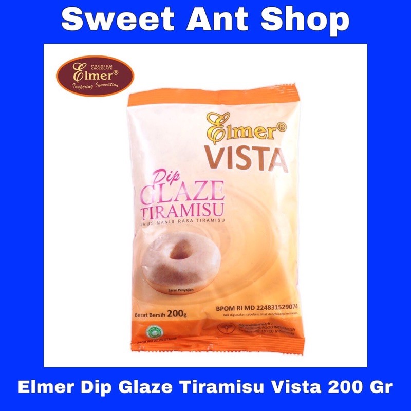 Elmer Dip Glaze Tiramisu C4 200 Gr