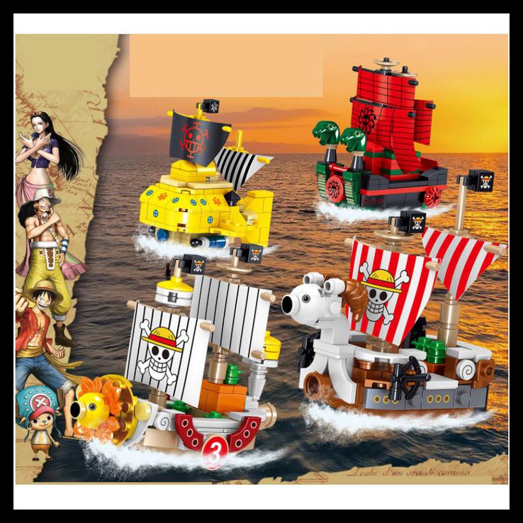 One Piece Thousand Sunny Going Merry Polar Tang Kuja Luffy Boa Lego Kw