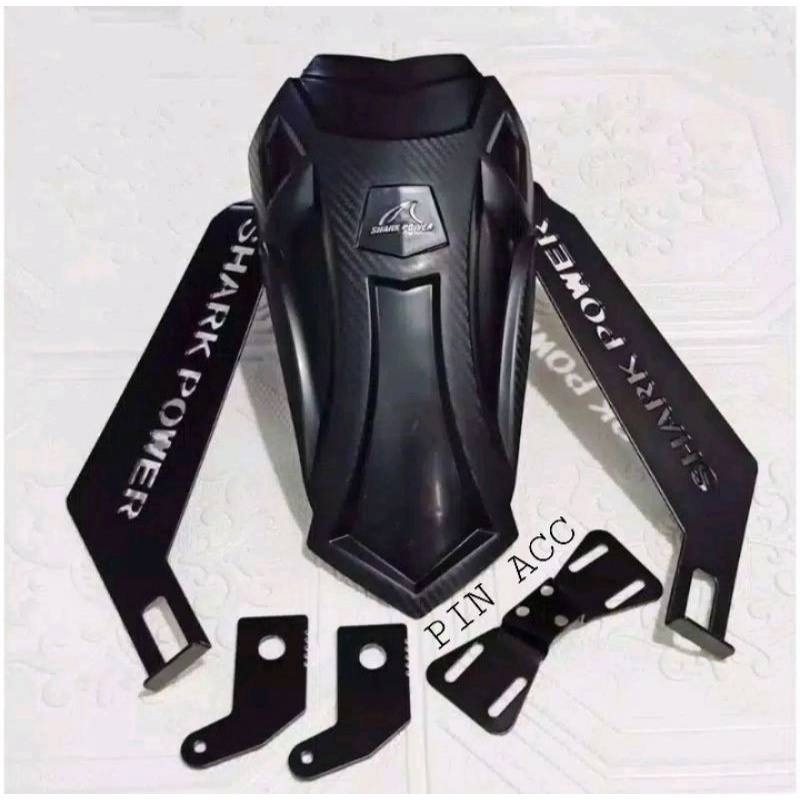 Mudguard spakbord new ban belakang pelindung air dan lumpur shark power vixion cb150 mxking n250