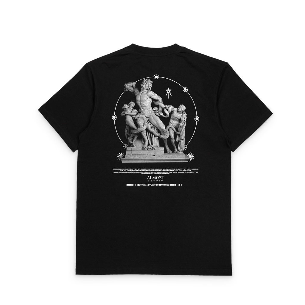 Almost Studio - T-Shirt - Helenism - Black