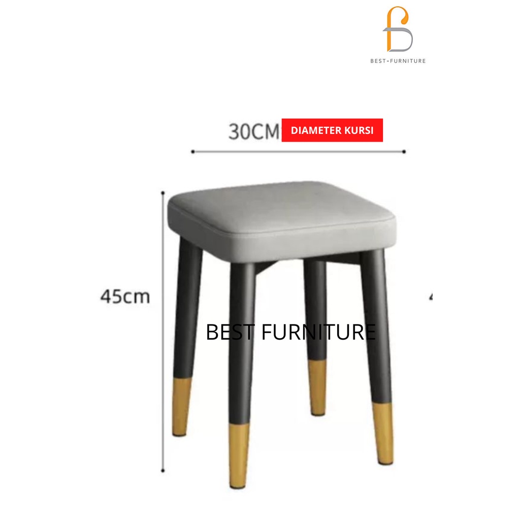 Best Kursi Susun Busa Empuk Stool Mewah Modern Kursi Makan Kursi Baso