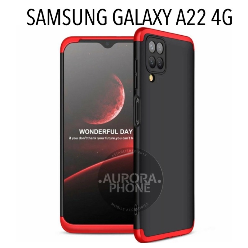 Hard Case Samsung Galaxy A22 4G GKK Armor Full 360 Cover GKK Cassing A22 4G