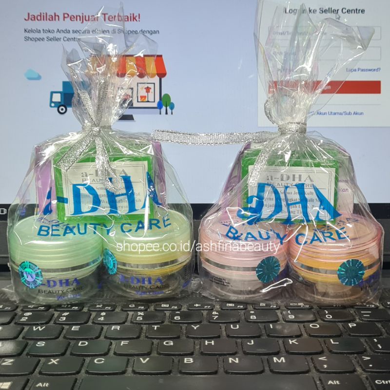 CREAM DHA MDS PINK/HIJAU ORIGINAL PREMIUM 3in1