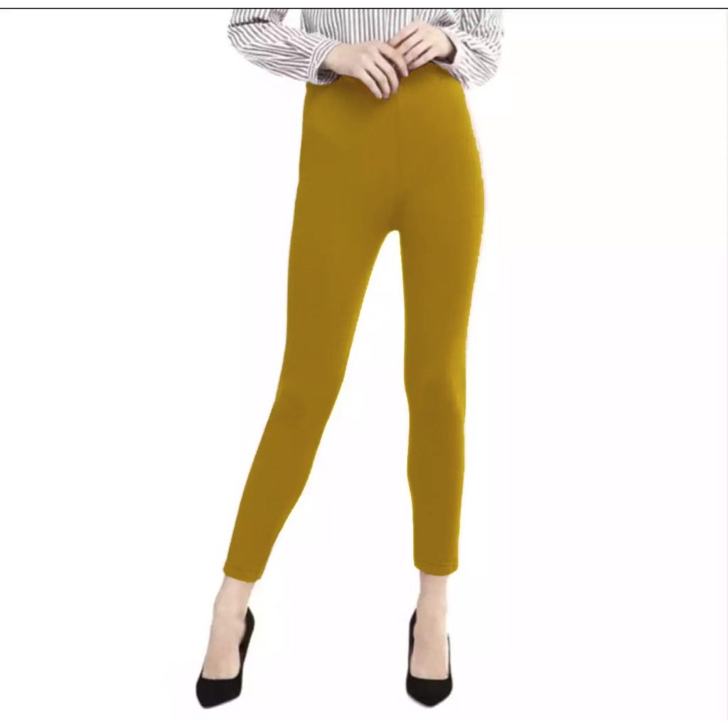 QFS - LEGGING JERSEY WANITA / BAHAN ADEM / HIGH QUALITY / SPORT