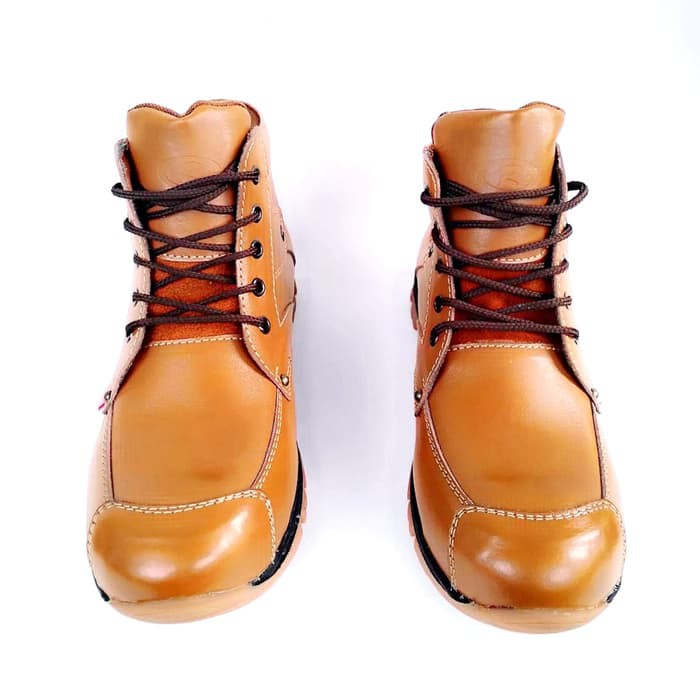 Sepatu Safety Boot Pria Kulit Asli Rasheda Dr 05 Big Size