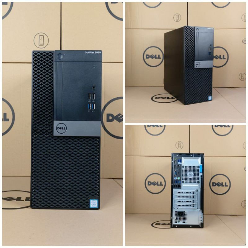 PC Dell Optiplex  5050MT Core I7 Gen 7 Ram 8GB DDR4 HDD 1TB Like New Berkualitas