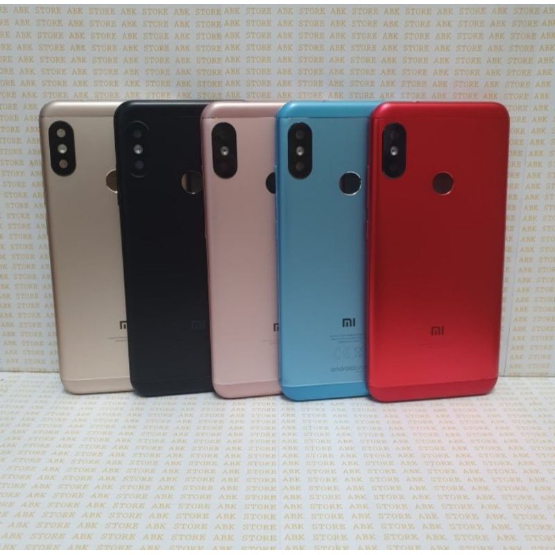 BACKDOOR BACK COVER KESING CASING HOUSING XIAOMI REDMI 6 PRO TUTUP BELAKANG ORIGINAL