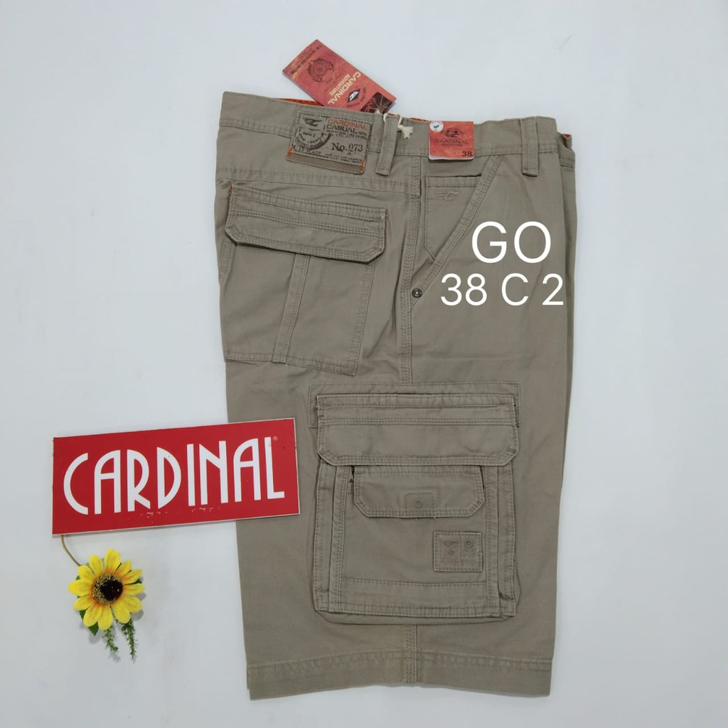 gos  38-KPL CARDINAL KEMPOL CASUAL Celana Pendek Cowok Celana Kempol Fashion Pria Brand Kekinian