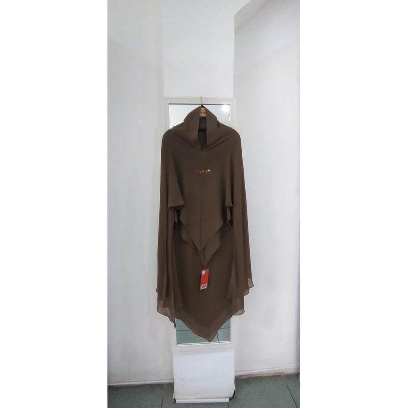 Short naomi pickle green khimar sisesa