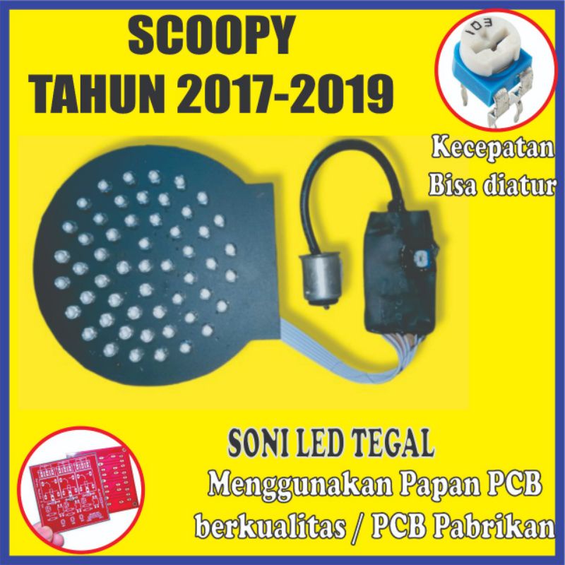 stoplamp running scoopy fi 2017 2018 2019