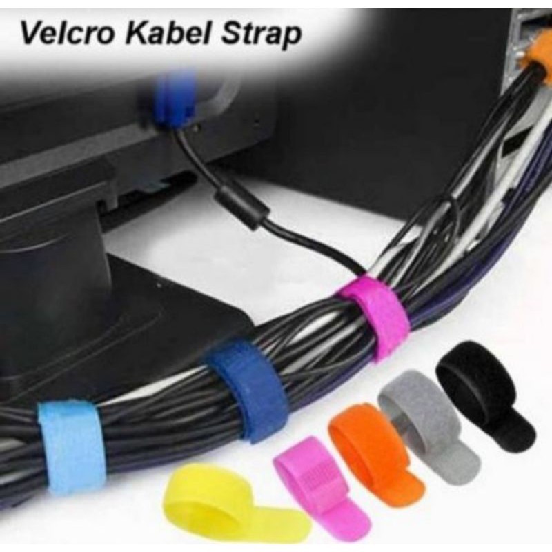 VELCRO KABEL STRAP OR88 PENJEPIT MERAPIKAN KABEL PENGIKAT KABEL VELCRO STRAP