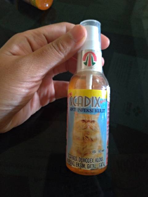 SCADIX SPRAY CAT AND DOG OBAT SCABIES ANTI INFEKSI KULIT