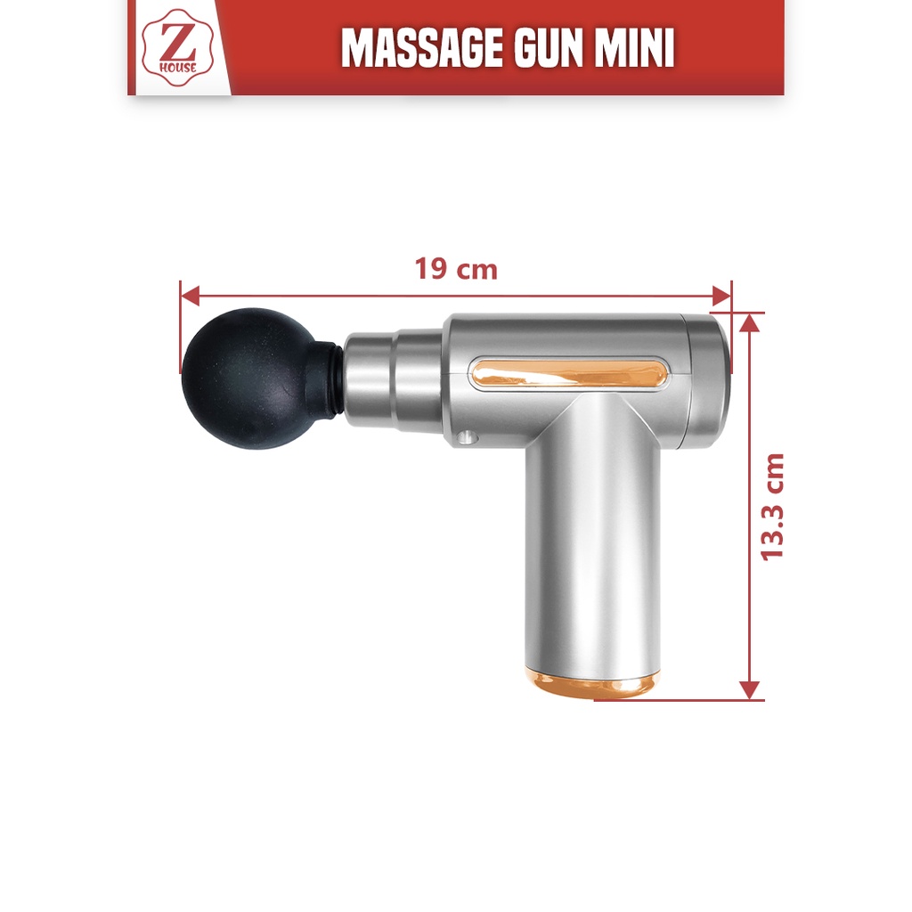 Massage Gun Deep Tissue Musle Alat Pijat Getar Terapi Otot Therapy Alat Pijat Portable Alat Pijat Elektrik Massage Gun