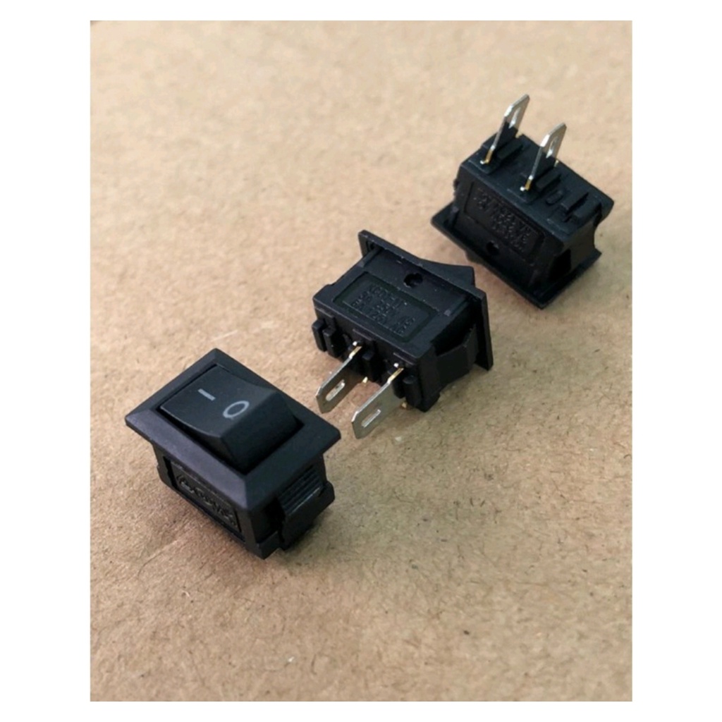 Saklar Switch On Off Hitam 2 Pin
