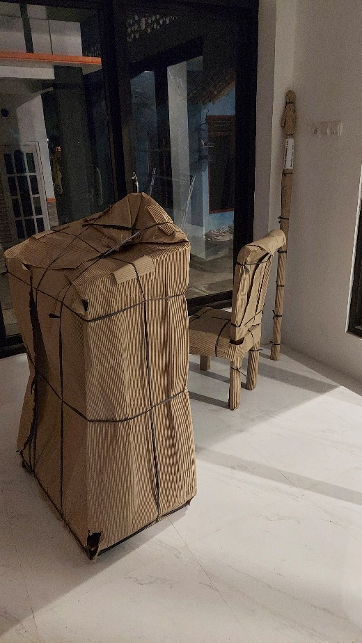 Mimbar Podium Kaligrafi Kayu Jati Asli Jepara + Kursi Busa