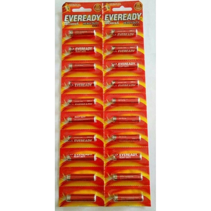 baterai Eveready heavy duty AA/AAA batrai batre batere eveready