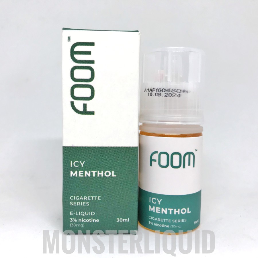 SALT ICY MENTHOL CIGARETTE SERIES BY FOOM LAB 30MG 30ML