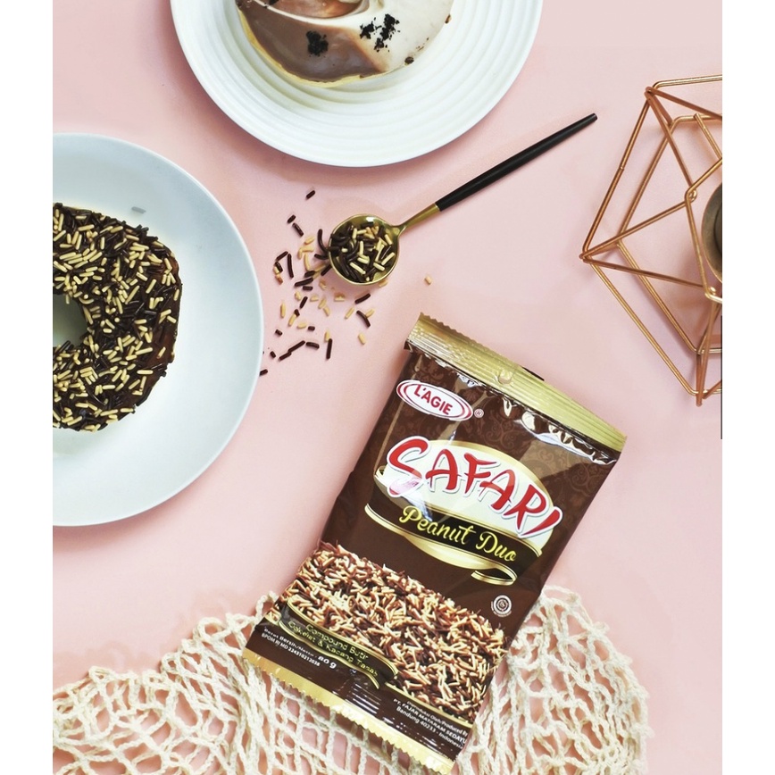 

Lagie Safari Coklat Meses Peanuts Duo 80gr - Coklat Kacang Meises