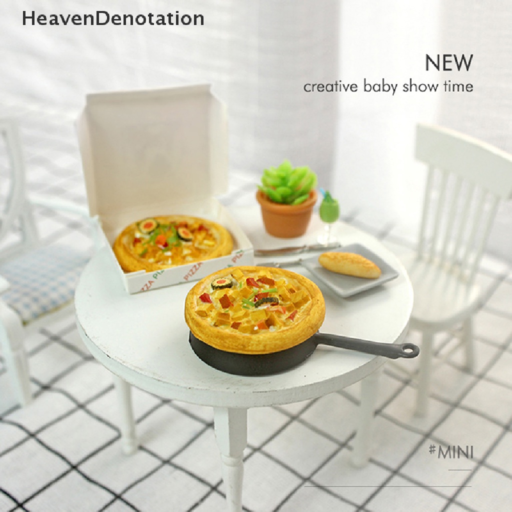 [HeavenDenotation] 1:12 dollhouse miniature accessories Pizza + box