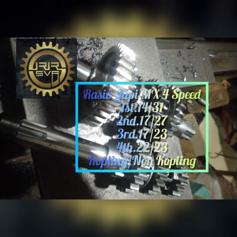 Rasio Racing Jupiter MX 4 Speed 250cc Rasing Drag 201m 1st.14/31; 2nd.17/27; 3rd.17/23; 4th.22/23 Ko