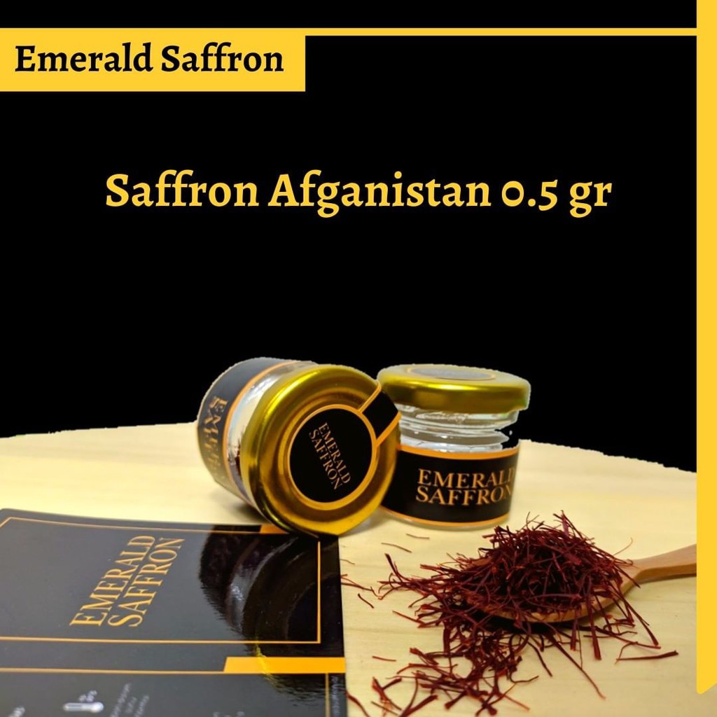 Emerald Saffron Original 0.5 gr | Saffron Asli Afghanistan