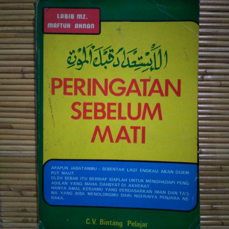 Peringatan Sebelum Mati
